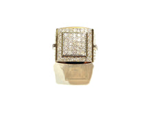 Load image into Gallery viewer, 14k Men’s Diamond Cluster Ring RG11825-4YJ