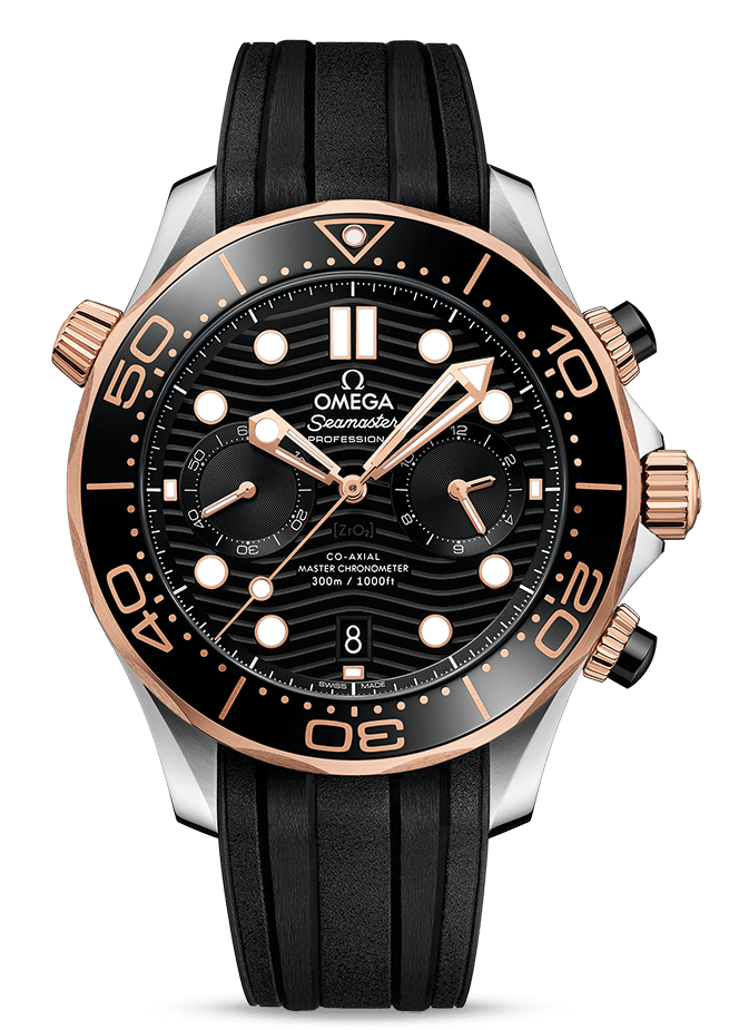 OMEGA-SEAMASTER DIVER 300M CO‑AXIAL MASTER CHRONOMETER CHRONOGRAPH 44 MM 210.22.44.51.01.001