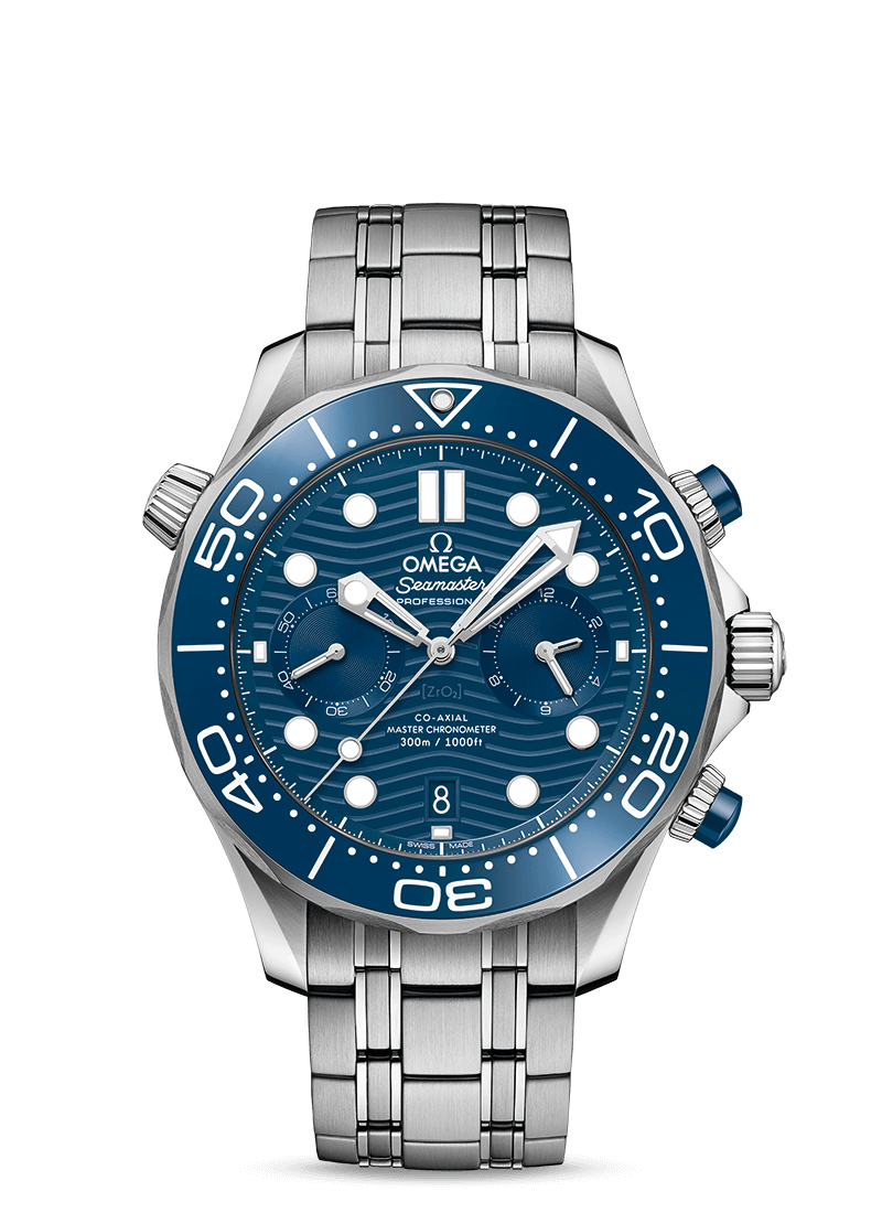 SEAMASTER DIVER 300M OMEGA CO‑AXIAL MASTER CHRONOMETER CHRONOGRAPH 44 MM 210.30.44.51.03.001