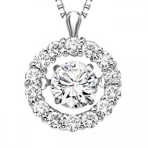 14KT WHITE GOLD “RHYTHM OF LOVE” NECKLACE - M&R Jewelers